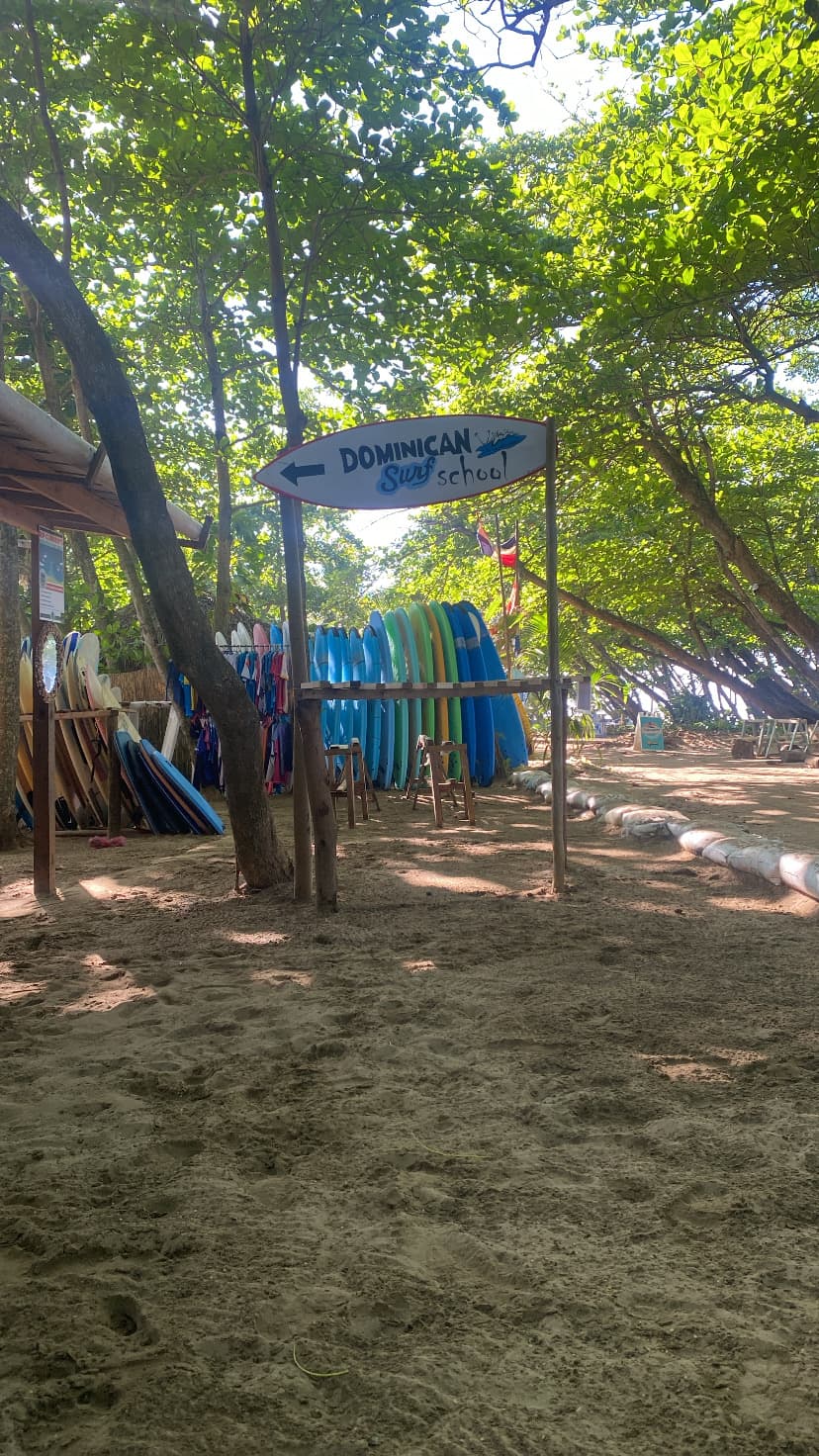 Dominican surf school