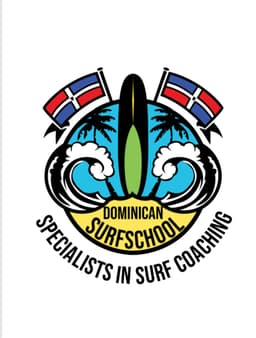 Dominican surf school logo